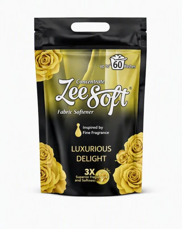 Zeesoft Luxurious Delight Fabric Softner 60'S Pouch